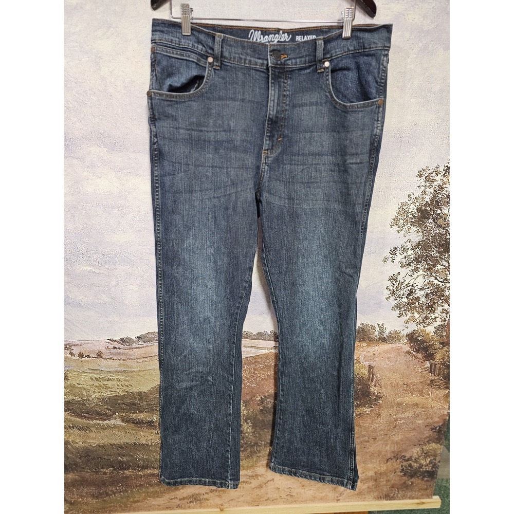 Wrangler Men's Retro Slim Fit Straight Leg Jeans WLT88BZ sz. 36 x 32
